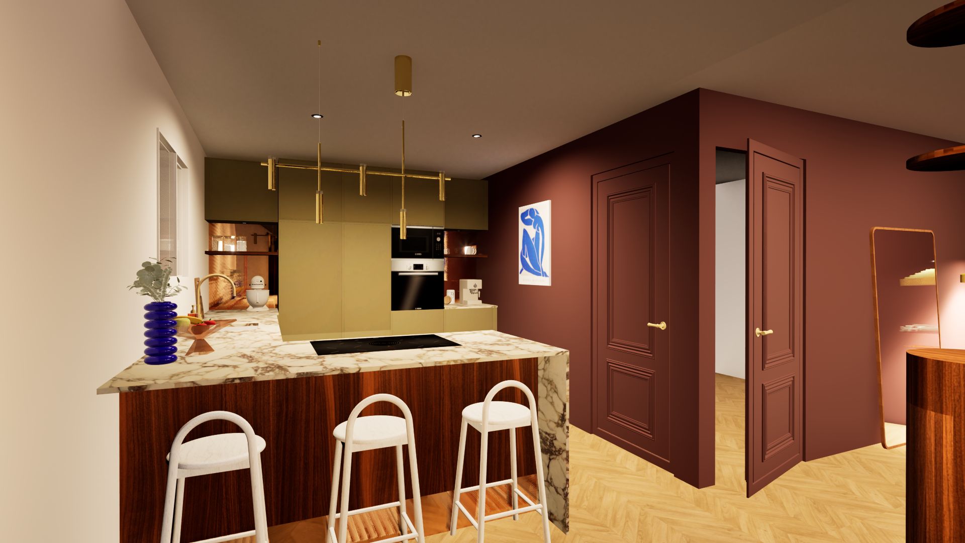 Cuisine colorée par Flavie Vincent à Rennes