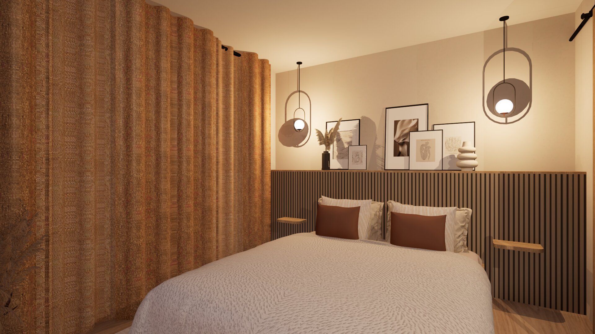 Chambre cocooning architecte d’intérieur Rennes